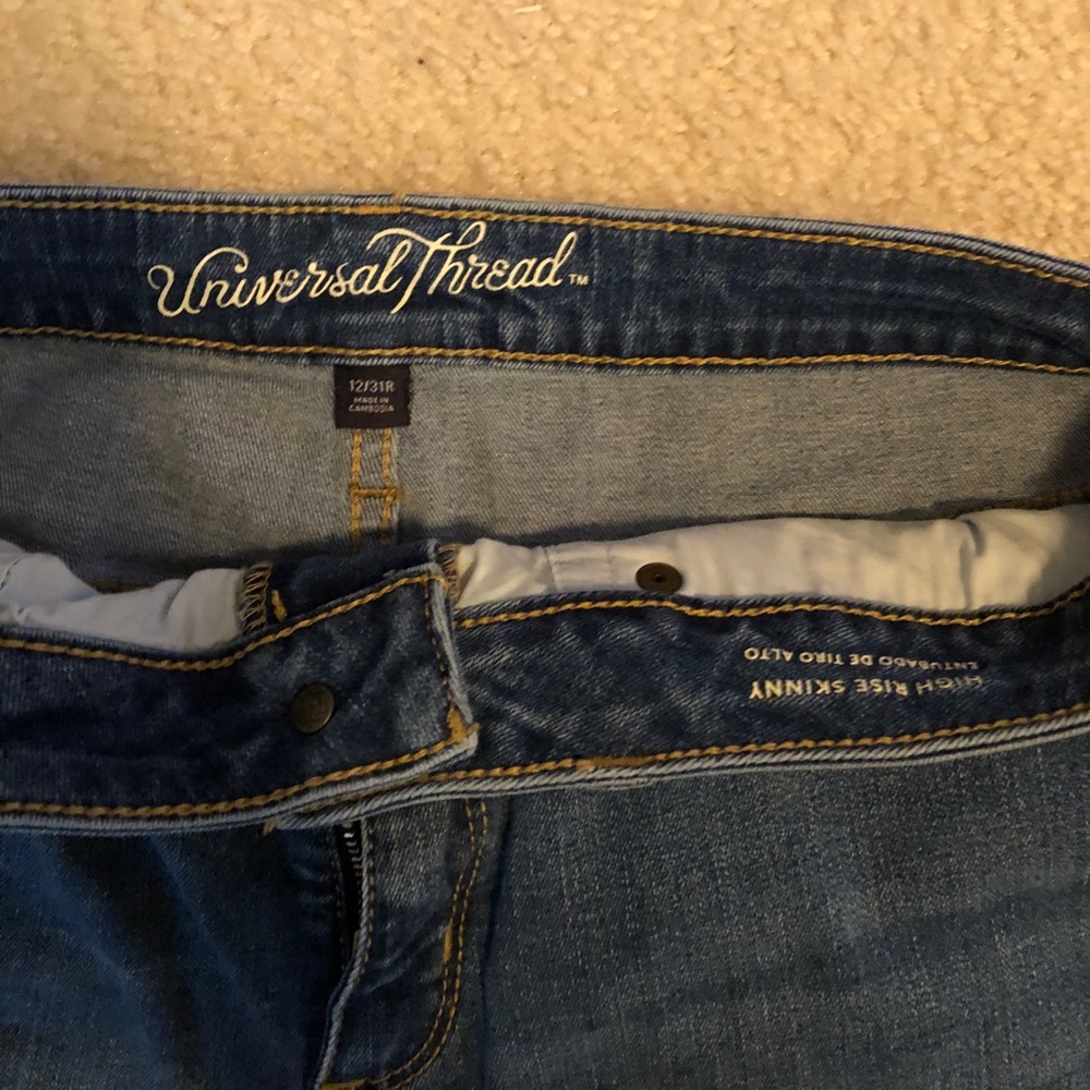 Universal Thread high waist skinny Sz 12
